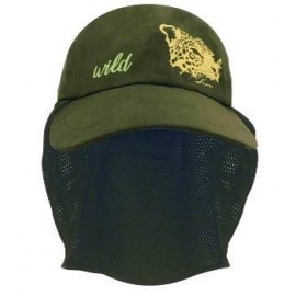 Gorra Con Faldon De Malla Y Cordon Ajustable