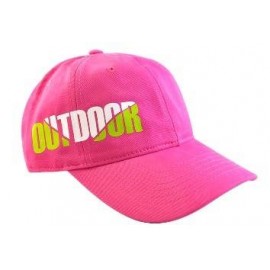 Gorra Con Cintillo De Ajuste Y Hebilla, Outdoor, Rosa