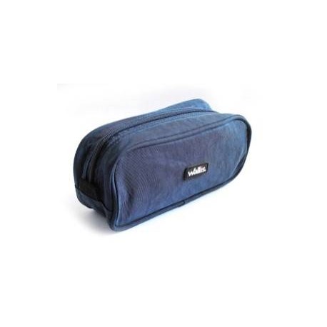 Estuche 100% Nylon, 20×6.5×8 Cm, Azul Marino