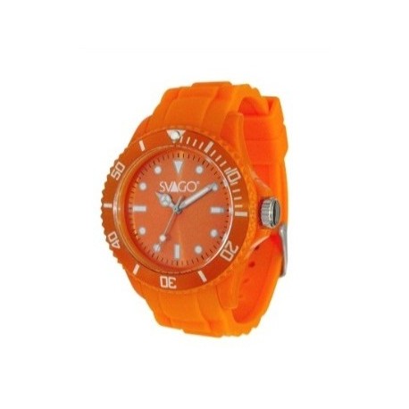 Reloj S?NTIS Analogo Unisex,, Bisel Giratorio, 50 Metros / 5 ATM, Naranja