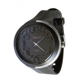 Reloj Pilatus Analogo Unisex, Resistencia 100 M / 10 Atm, Colorn Gro Con Biseln Gro/Plata