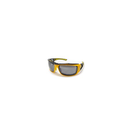 Lentes Deportivo armazon Y Varillas Amarillo Negro, Micas Humo