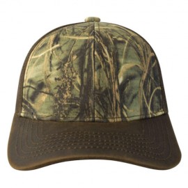 Gorra Con Malla Y Ajustador de Plastico, Sin Logo, Camuflaje C/Cafe