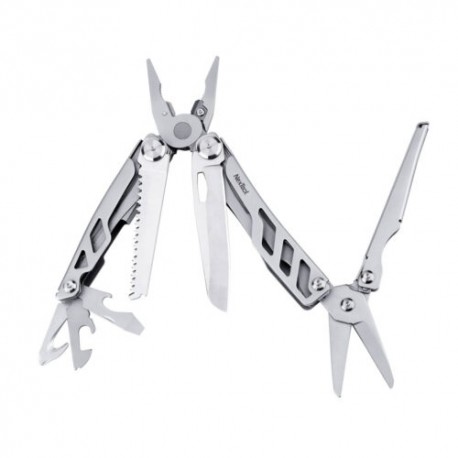 Multiherramienta Con Pinza De 16 Usos, Con Bloqueo, De Acero Inoxidable, Dureza 57-58, 11 Cm Cerrrada