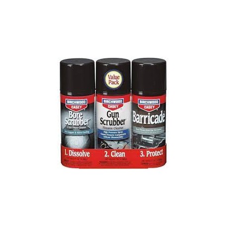 Kit Bore Scrubber, Gun Scrubber Y Barricade (283gr C/U)