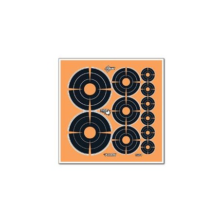 Blanco ALLEN BULLSEYE 6? Varios Tam. 12 Blancos. Adhesivo