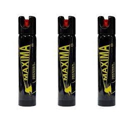 3pack Gas Pimienta Al 18% Gd 1/2 Oz. 2rosa 1 Negro