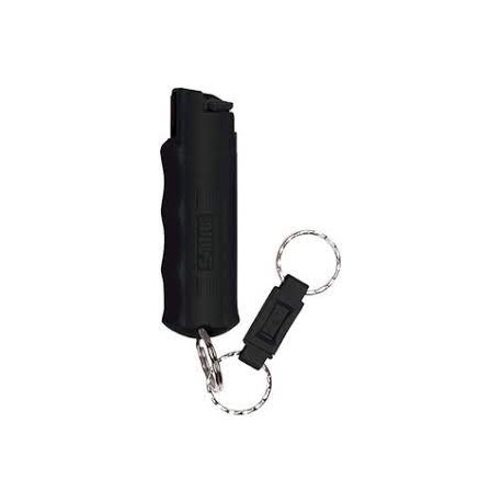 Gas Pimienta Al 18% GD 1/2 Oz.  Llavero Lujoso Negro