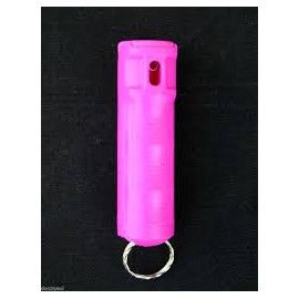 Gas Pimienta Al 15% 1/2 Oz. Llavero Duro Rosa