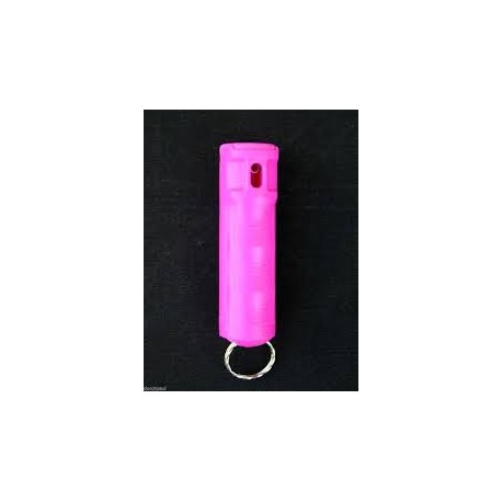 Gas Pimienta Al 15% 1/2 Oz. Llavero Duro Rosa