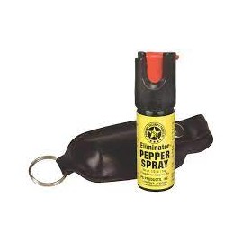 Gas Pimienta Al 15% 1/2 Oz. Llavero Suave Negro