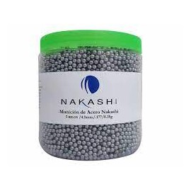 Municion Acero NAKASHI Cal. .177   5KG. Vitrolero