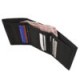 Cartera Con Velcro 3 Dobleces, Cerrada 14×10 Cm, Abierta 30×14 Cm, Negra