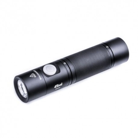 Linterna De Luz LED Con Cargador USB Tipo C, 1400 Lumenes, Resistente A Lluvia Y Salpicaduras IPX7, 11 Cm