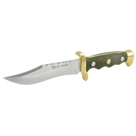 Cuchillo Gran Cazador, Acero AN-58, Mango ABS Y Zamak, Hoja Lisa 11 Cm, Largo Total 21 Cm, Peso 133 Gr