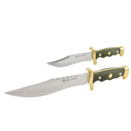 Cuchillos Gran Cazador, Acero AN-58, Mangos ABS & Zamak, Hojas Lisas 11/23 Cm, Peso 529 Gr